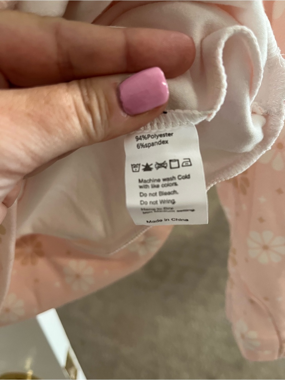 Michelle Mae Floral Pullover with Thumb Holes Buttery Soft - Picture 3 of 3